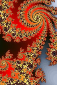 An image of a typical fractal graphic