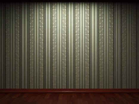 illuminated fabric wallpaper made in 3D