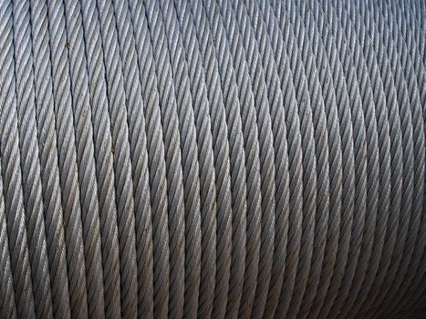 Roll of metal wire background
