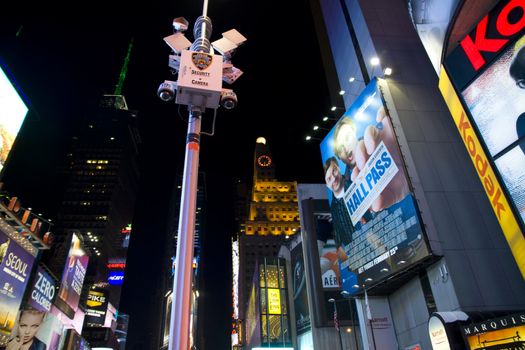 New York, NY - January 22, 2011: Security in Times Square