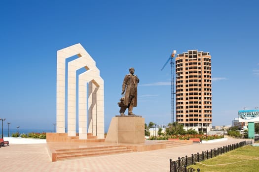 Monument Tobaniyazu Alniyazuly, the first revolutionary committee Adayskogo County.