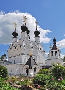 Trinity cathedral (1643) in Holy Trinity Monastery of Murom city, Vladimir region, Russia