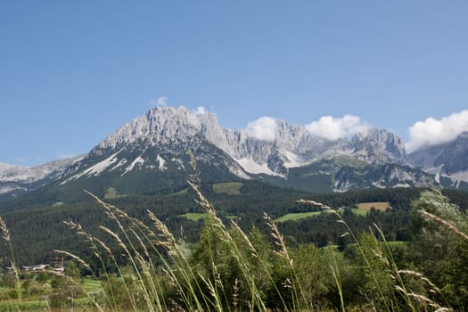 A beautiful landscape in the Austria Alps