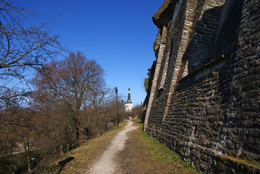 Tallinn, walls of old city   