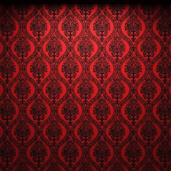 illuminated fabric wallpaper made in 3D