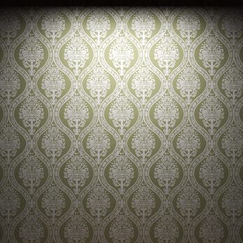 illuminated fabric wallpaper made in 3D