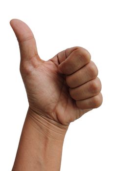 Thump Up Gesture (Expressing Satisfaction, Approvement, Success)