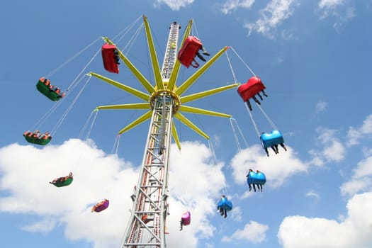 Giant carousel at a fun fair