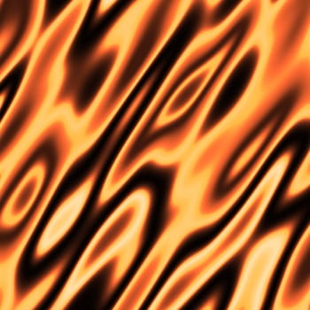 An orange flames background texture - very hot.