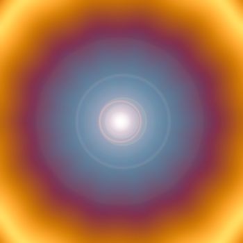 A lens flare background illustration - swirling towards a central vortex.