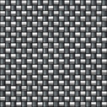 A tightly woven carbon fiber background texture - a great and highly-usable art element for that "high-tech" look you are going for in your print or web design piece.  This one tiles seamlessly as a pattern in any direction.