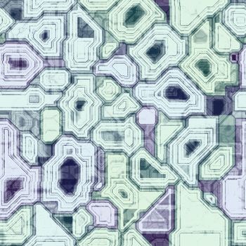 Illustration of some high-tech computer circuitry.