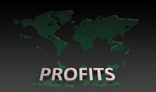 Profits From a Global Company in 3d