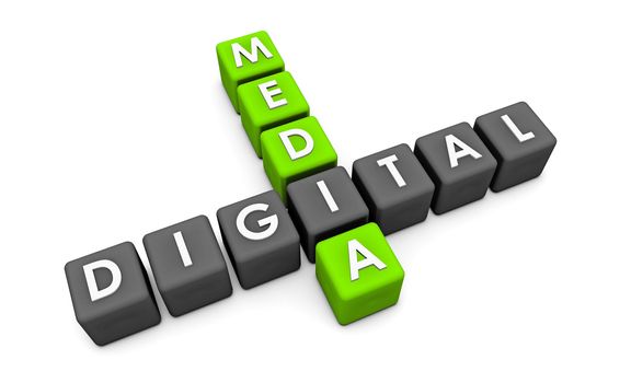 Digital Media Used on the Internet as a Concept