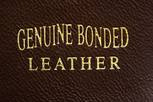 A Bonded leather tag