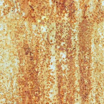 Seamless texture the metal surface damaged by corrosion
