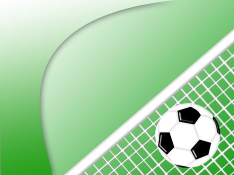 flying soccer football background design