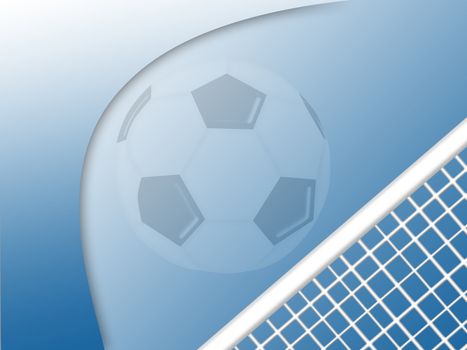 flying soccer football background design