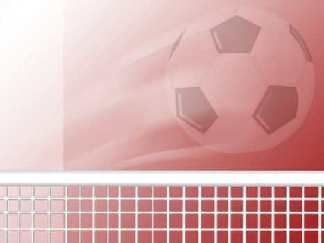 flying soccer football background design