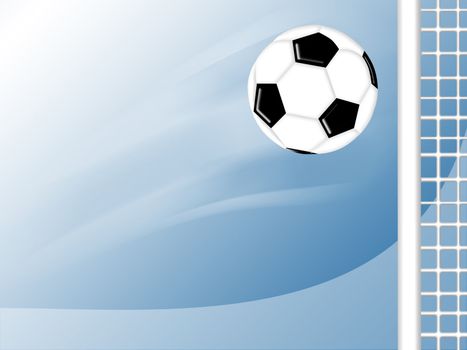 flying soccer football background design