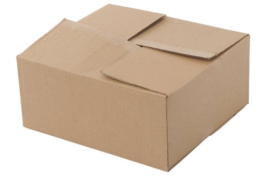closed cardboard box, packing for transportation