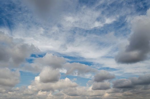 A Photograph of beautiful cloudy sky layers