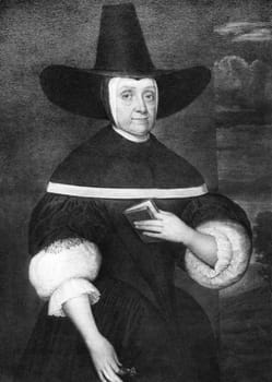 Joan Nixon on engraving from 1905. Engraved after a painting by J.Taylor and published in the Art Journal by Virtue & Co.