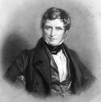 John Singleton Copley, 1st Baron Lyndhurst (1772-1863) on engraving from 1836. British lawyer and politician. Engraved by R.A.Arlett after a painting by A.F.Chalon.