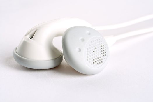 headphones on a white background