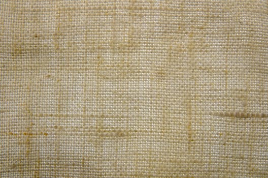 Old texture canvas fabric background.