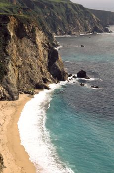 Pacific Coastline in Big Sur, California