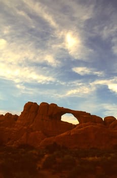 Arches National Park preserves over 2,000 natural sandstone arches, including the world-famous Delicate Arch, in addition to a variety of unique geological resources and formations.