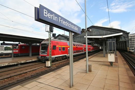 Railway Station Friedrichstrasse in Berlin