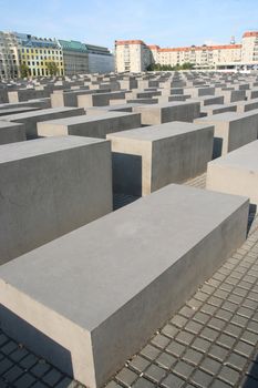 The holocaust monument in Berlin, Germany
