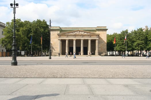 Berlin: The Neue Wache along Unter den Linden (National War Memorial)