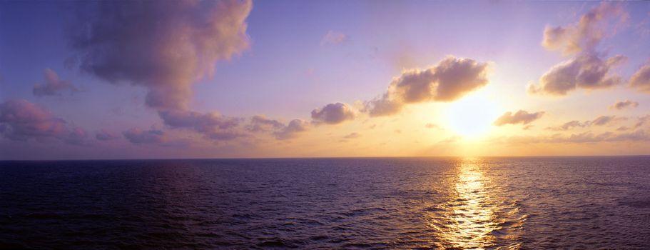 panoramic of Caribbean Sea