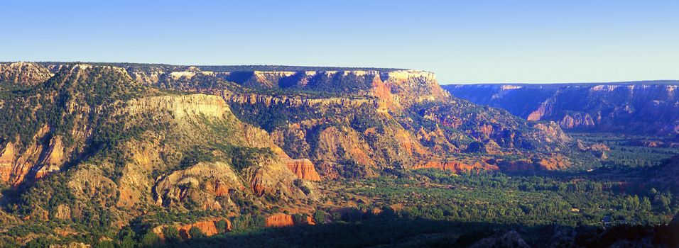 Panoramic of Palo Duro Canyon State Park, Texas, USA
