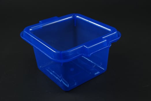 pictures of blue plastic clear containers for storage