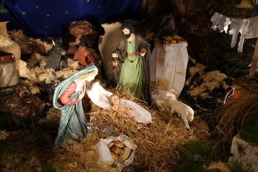 Nativity scene, Cana-Church of the Miracle