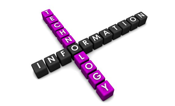 Information Technology as a Concept in 3d Blocks