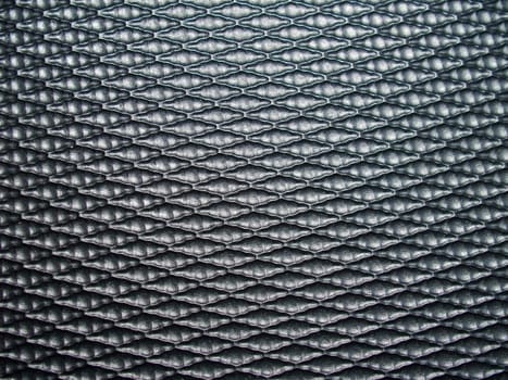 Closeup texture of black fiber mesh pattern