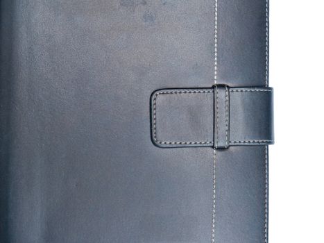 Luxurious deep brown leather organizer