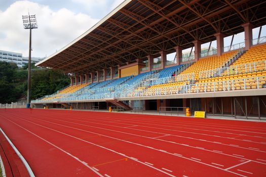 Track Lanes and Stadium 