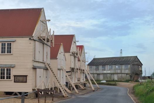 Sailing lofts at Tollesbury Essex