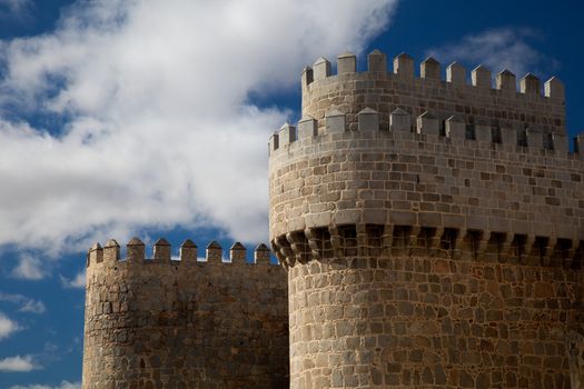 Wonderful medieval outer wall that protects and surrounds the city of Avila