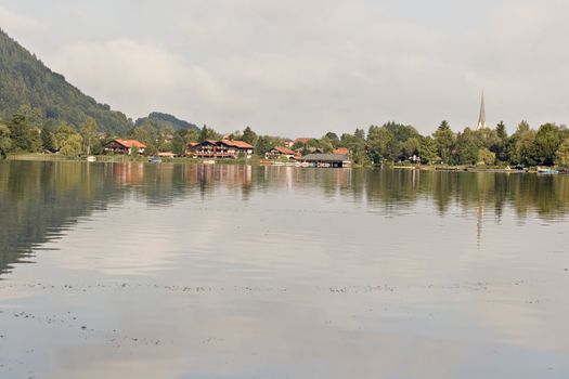 Schliersee, a resort in Bavaria, Germany