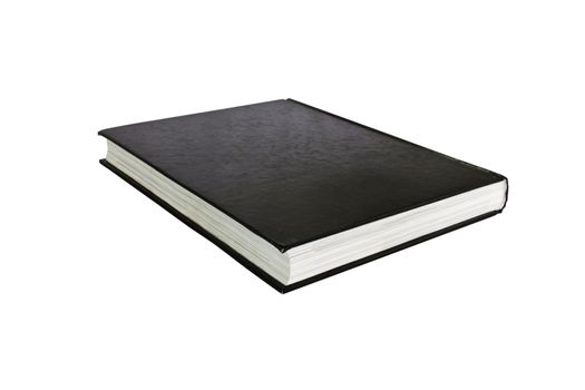 black book isolated on white