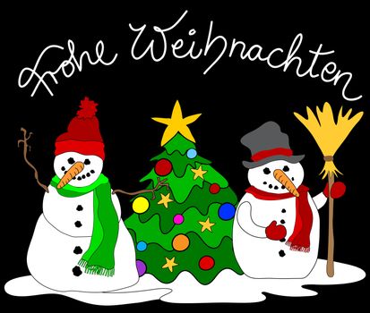 German Christmas Card