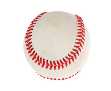 Baseball ball,  photo on the white background