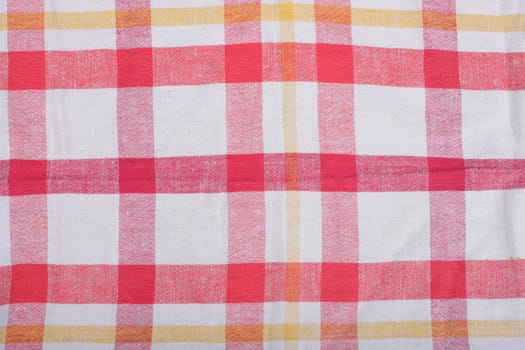 Red and white tablecloth pattern, abstract background